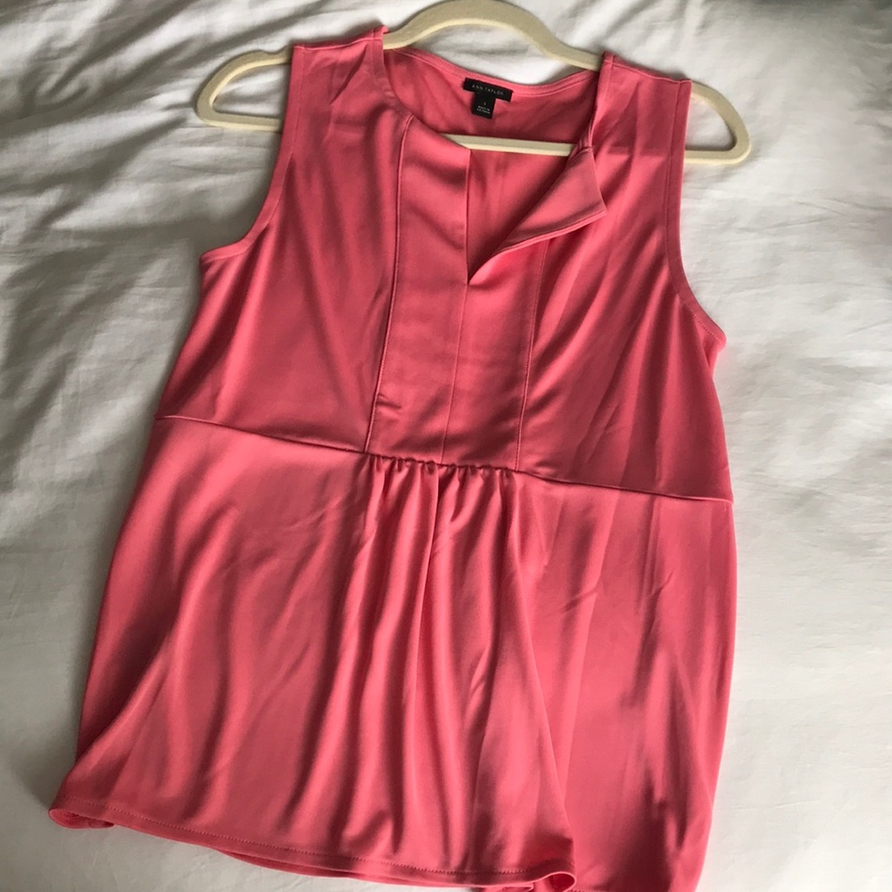 NWOT Ann Taylor Pink Blouse